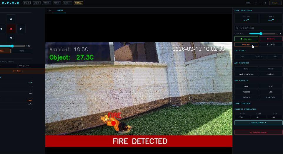 Onboard fire detection